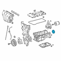 OEM 2017 Toyota Prius Prime Rear Seal Diagram - 90311-78008