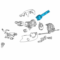 OEM 2018 Chevrolet Impala Wiper Switch Diagram - 23307660