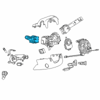 OEM Cadillac CTS Signal Switch Diagram - 22894392