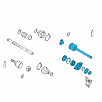 OEM 2015 Nissan Quest Joint Assy-Inner Diagram - 39711-1AA0C