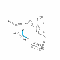 OEM Toyota Highlander Outlet Hose Diagram - 90445-17162