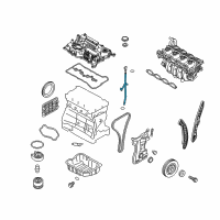 OEM Kia Sorento Oil Level Gauge Guide Diagram - 266122GGA0