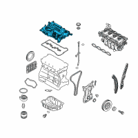OEM Kia Sportage Cover Assembly-Rocker Diagram - 224102GGA0