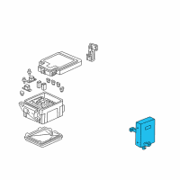 OEM 2000 Honda Civic Unit, AT Control Diagram - 28100-P2M-327