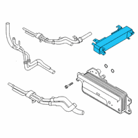 OEM 2022 Lincoln Aviator Oil Cooler Diagram - L1MZ-7869-K