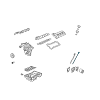 OEM Chevrolet Malibu Dipstick Diagram - 12642793