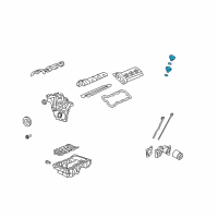 OEM 2008 Pontiac Torrent Filler Tube Diagram - 12650615