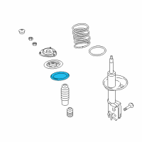 OEM Hyundai Tucson Front Spring Pad, Upper Diagram - 54623-2P000