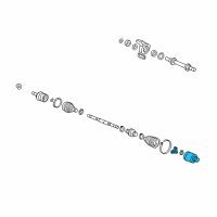 OEM 2009 Honda Civic Joint, Inboard Diagram - 44310-SNE-A31