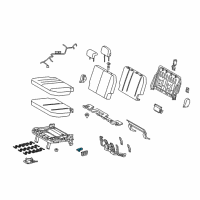 OEM 2015 Toyota Sienna Adjuster Switch Diagram - 84923-08020-B2