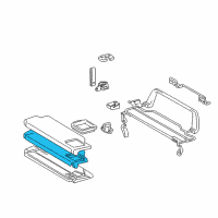 OEM 2005 Toyota Tacoma Seat Cushion Pad Diagram - 71503-04020