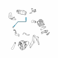 OEM 2008 Dodge Sprinter 2500 Hose-Vacuum Diagram - 5098831AA