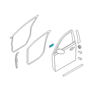 OEM 2009 Lincoln MKS Door Shell Plug Diagram - -W709993-S300