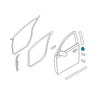 OEM Lincoln Door Shell Plug Diagram - -W714032-S300