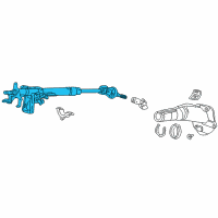 OEM 2000 Acura TL Column Assembly, Steering Diagram - 53200-S0K-A02