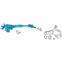 OEM Acura TL Column Assembly, Steering Diagram - 53200-S84-G83