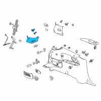 OEM Chevrolet Traverse Rear Pillar Trim Diagram - 20979842