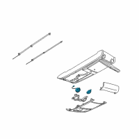 OEM Dodge Lamp-Reading Led Diagram - 1DT52HDAAC