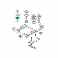 OEM 2003 BMW 330i Guide Support Diagram - 31-33-6-752-735