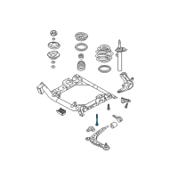 OEM 2003 BMW 330xi Shock and Strut Mount Diagram - 3110097117