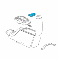 OEM 1998 Dodge Dakota CUPHOLDER-Console Diagram - 55055550