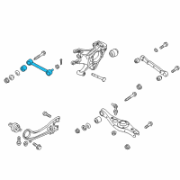 OEM 2017 Hyundai Santa Fe Arm Assembly-Rear Assist Diagram - 55250-2W000