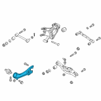 OEM Hyundai Arm Assembly-Rear Trailing Arm, RH Diagram - 55280-2P250