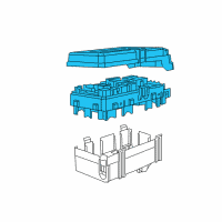 OEM 2021 Jeep Wrangler PRE FUSE BLOCK Diagram - 68481779AB