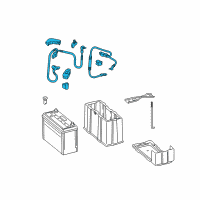OEM 2005 Honda Civic Cable Assembly, Starter Diagram - 32410-S5B-A01