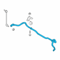 OEM 2014 Ford Transit Connect Stabilizer Bar Diagram - DV6Z-5482-B