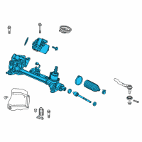 OEM 2018 Honda Odyssey Gear Box Assembly, Eps Diagram - 53622-THR-A02