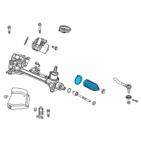 OEM 2019 Honda Odyssey Dust Seal Set, Tie Rod Diagram - 53429-THR-A01