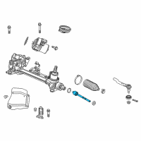 OEM Honda Odyssey End Assy., Steering Rack Diagram - 53610-THR-A01