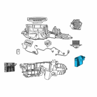 OEM 2002 Dodge Durango EVAPORATO-A/C Diagram - 5019700AF