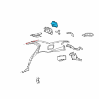 OEM Pontiac Housing, Fuel Tank Filler Pipe Diagram - 22690003