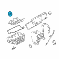 OEM 2005 Pontiac Aztek Crankshaft Balance Diagram - 19420423