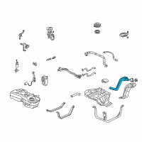 OEM Honda Pipe, Fuel Filler Diagram - 17660-S9A-A01