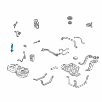 OEM 2003 Honda CR-V Pump Set, Fuel Diagram - 17040-S9A-000