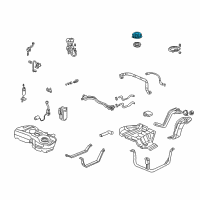 OEM 2002 Honda CR-V Nut & Gasket Set, Fuel Lock Diagram - 17046-SFE-000