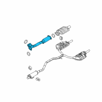 OEM Mercury Milan Front Pipe Diagram - 8E5Z-5G274-D