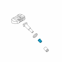 OEM 2020 Hyundai Veloster Cap-Valve Diagram - 52937-A5100