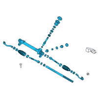 OEM Hyundai Gear Assembly-Steering Diagram - 56500-C3000