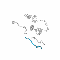 OEM 2002 Toyota RAV4 Pressure Hose Diagram - 44410-42070