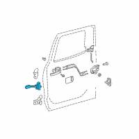 OEM 2014 Toyota Tundra Door Check Diagram - 68640-0C041