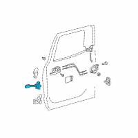 OEM 2016 Toyota Tundra Door Check Diagram - 68640-0C041