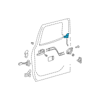 OEM 2010 Toyota Tundra Handle, Outside Diagram - 69230-0C010-B1