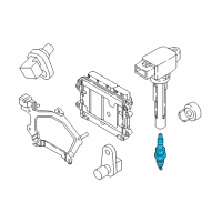 OEM Toyota Yaris Spark Plug Diagram - 90118-WBC14