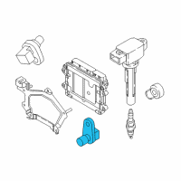 OEM Scion iA Crankshaft Sensor Diagram - 90118-WB438