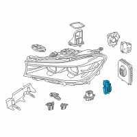 OEM 2016 BMW 750i xDrive Led Module, Turn Indicator Diagram - 63-11-7-440-358