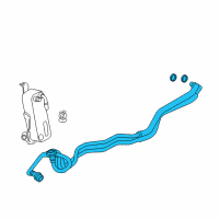 OEM 2015 BMW 335i Transmission Oil Cooler Line Diagram - 17-22-7-626-316